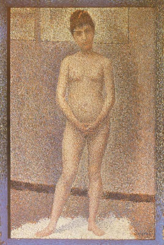 Georges Seurat A standing position of the Obverse